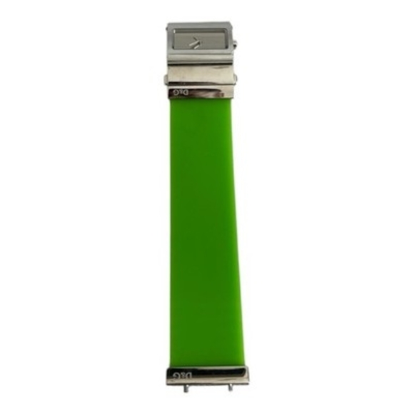 Dolce & Gabbana D&G Stainless Steel Watch Blue Leather Green Rubber Straps 3ATM main image 4